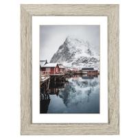 Hama Oslo nuotraukų rėmelis vienai nuotraukai 20 x 28 cm, pilka pušis, stalui / sienai