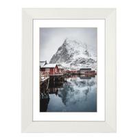 Hama Oslo nuotraukų rėmelis vienai nuotraukai 20 x 28 cm, baltas, stalui / sienai