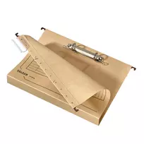 Falken pakabinamas segtuvas DIN A4, 4 cm, rudas (natron) (11288156)