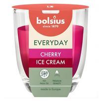 Bolsius Everyday kvapni žvakė stiklinėje Ø70 x 80 mm, Cherry Ice Cream