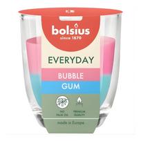Bolsius Everyday kvapni žvakė stiklinėje Ø70 x 80 mm, Bubble Gum
