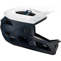 Leatt MTB Enduro 3.0 V25 3-in-1 dviračio šalmas su nuimamu smakro apsaugu, baltas, S