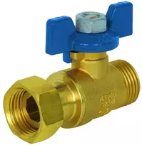 Ventilis Arco Mini, rutulinis, 1/2 colio - išorinis sriegis, 1/2 colio - veržlė