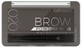 Catrice, Brow Powder Set, Atsparus vandeniui, Matte, Eyebrow Powder, 020, Ash, 4 g