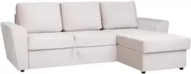 Home4You Kampinė miegamoji sofa „INGMAR“, smėlio spalvos