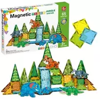 Trifox Magnetinės kaladėlės džiunglės 65 vnt. A-1540 91561
