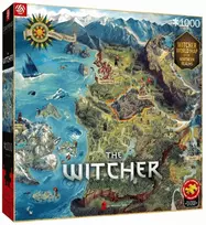 Dėlionė Cenega Puzzle Good Loot Gaming - The Witcher: The Northern Realms Map 1000 pc(s)