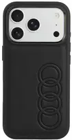 Dėklas Audi TT Synthetic Leather MagSafe do iPhone 18 Pro / 17 Pro juoda