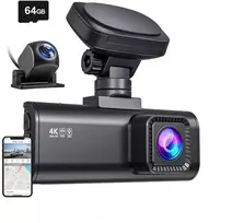 Prietaisų Skydelio Kamera - REDTIGER F7N 4K Wi‑Fi Vaizdo Registratoriaus Rinkinys 64GB