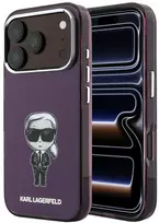 Dėklas Karl Lagerfeld IML Ikonik Sketch Print MagSafe case for iPhone 18 Pro Max / 17 Pro Max burgundy
