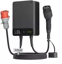 Elektromobilių Įkroviklis - DEPOW deWB22B10A_DL 22 kW 10 m Sieninė Stotelė Su Type 2 Laidu
