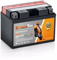Akumuliatorius PowerTec CTZ14-S, AGM, motociklinis, 11,2 Ah, 12 V, 230 A, starterinis, švino rūgštinis