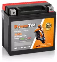 Akumuliatorius PowerTec CTZ7-S, AGM, motociklinis, 6 Ah, 12 V, 100 A, starterinis, švino rūgštinis