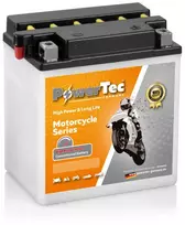 Akumuliatorius PowerTec YB10L-A2, motociklinis, 11 Ah, 12 V, 100 A, starterinis