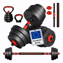 Relaxdays Rankinių svarmenų rinkinys, iš viso 19 kg