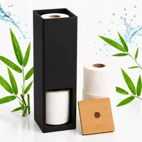 Relaxdays WC popieriaus laikiklis, 4 rulonams, tvirtinamas prie sienos