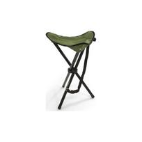 Sulankstomas trikojis taburetas „Travelchair BasicNature“, žalias plieninis