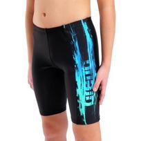 B Paint Swim Jammer maudymosi glaudės Black-Black Multi, 10-11 m. - 550