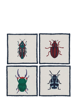 Anna + Nina - Bugging You Coaster Set Of 4 - Padėkliukas - Kreminė spalva