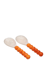 Anna + Nina - Copper Dawn Salad Server Set - Salotų serviravimo indas - Oranžinė