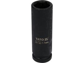 Galvutė smūginė šešiakampė ilga | 12,5 mm (1/2") | 17 mm (YT-1037)