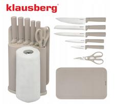 Virtuvinių peilių komplektas Klausberg 7978, rusva sp., 8 vnt.