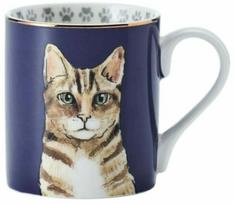 Puodelis Mikasa Cat, mėlyna sp., 0.280 l
