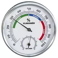 Termometras su higrometru 8,5 cm