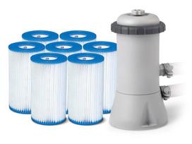 Filtravimo siurblys baseinui Intex, 3785 l/val. + 7 filtrai