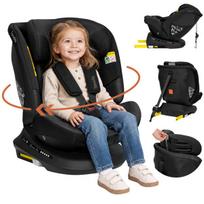 Automobilinė kėdutė Lionelo Bastiaan Plus i-Size Black Carbon 40–150 cm, 360° pasukama, ISOFIX, Top Tether