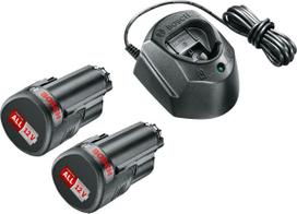 Akumuliatorius Bosch StarterSet PBA 12V; 12 V; 2x1,5 Ah + pakrovėjas GAL 1210 CV (ekspozicinė prekė)