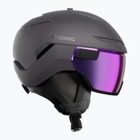 Snieglenčių šalmas Atomic Savor GT Visor Stereo iron ore/purple stereo