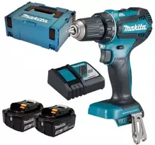 Grąžtas Makita DDF485RFJ gręžtuvas 18 V 2 x 3 Ah baterija