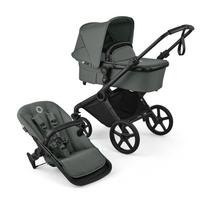 Bugaboo Cub 2in1 vežimėlis Black/Forest Green