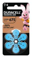 Duracell EasyTab 675 PR44 cinko-oro baterijos klausos aparatams, 6 vnt. 167346