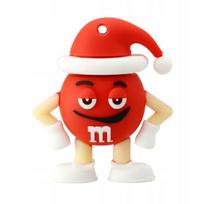 USB laikmena Usb 3.0 atmintinė 16gb M&m Kalėdų Senelis dovana