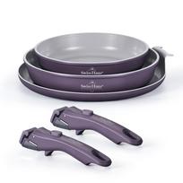 Keptuvių komplektas Swiss Haus SH-GCFP5LT, Ø 27 cm, aliuminis, violetinė sp.