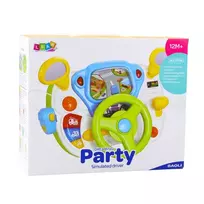 LEAN Toys interaktyvus vairavimo simuliatorius su vairu, šviesomis ir garsais