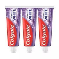 Colgate Advanced White Purple Trio Toothpaste 3 x 75 ml