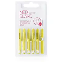 MEDIBLANC Interdental retractable brushes 0.5 mm 6 pcs