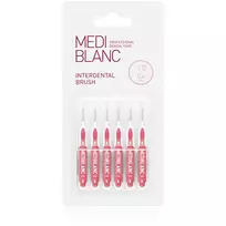 MEDIBLANC Interdental brush I-shaped 0.4 mm pink 6 pcs