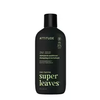 Attitude Men´s Strengthening Shampoo and Conditioner 2in1 Super Leaves Matcha & Bergamot (Shampoo & Conditioner) 415 ml