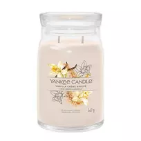 Yankee Candle Signature Vanilla Creme Brulée Kvepianti žvakė 567 ml