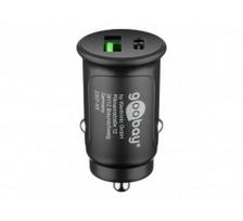 Goobay 59521 27 W Power Delivery Dual-USB Auto Fast Charger USB-C PD | Goobay