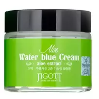Jigott Aloe Water Blue Cream Korėjietiška kosmetika 70 ml Drėkinamasis veido kremas