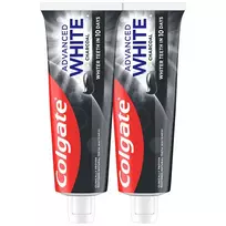 Colgate Advanced White Charcoal Whitening Toothpaste 2 x Dantų balinimui 75 ml