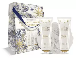 The Luxury Bathing Company Sada péče o tělo v dárkové krabičce ( Bergamot, Zázvor & Lemongrass )