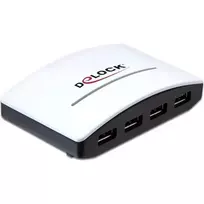 Delock USB 3.0 Išorinis 4 prievadų šakotuvas su maitinimo bloku