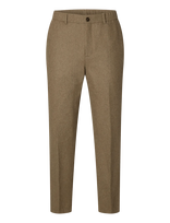 Selected - Slmreg-Paolo Wool Blend String Trs - Klasikinės kelnės - Ruda