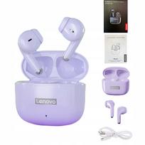„Lenovo LP40 PRO“ violetinės belaidės ausinės, IPX5, „Bluetooth 5.1“
